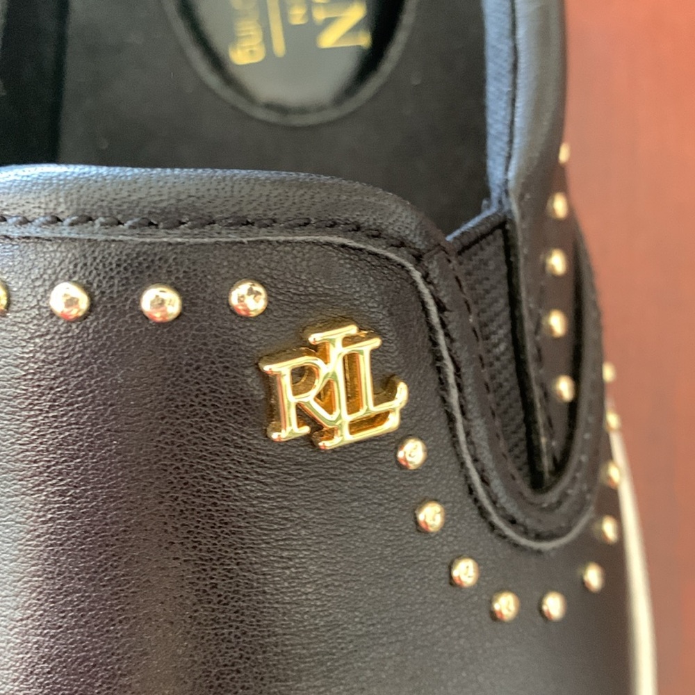 Lauren Ralph Lauren Leather Slip on Shoes - Picture 8 of 8